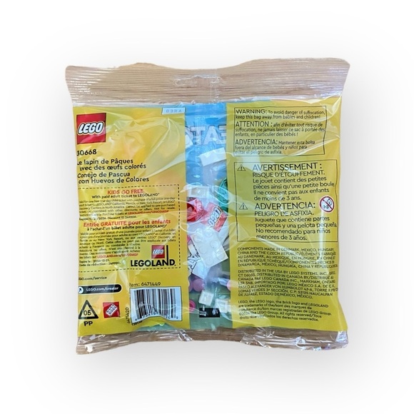 LEGO Creator Easter Bunny Rabbit Colorful Eggs Building Toy 30668 Basket Gift - Picture 2 of 2